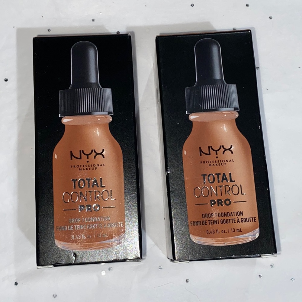 2 NYX Professional Makeup Total Control Pro Drop Foundation Cappuccino Tan